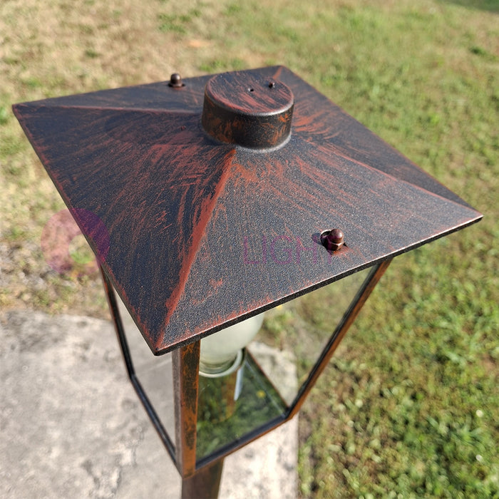 RIBOT RUGGINE Lampioncino H.140 Design Classico