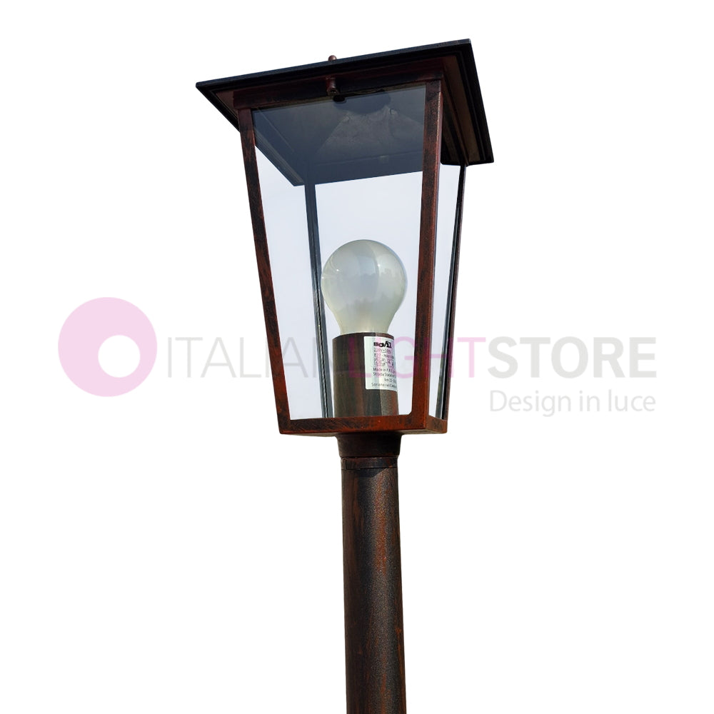 RIBOT RUGGINE Lampioncino H.140 Design Classico