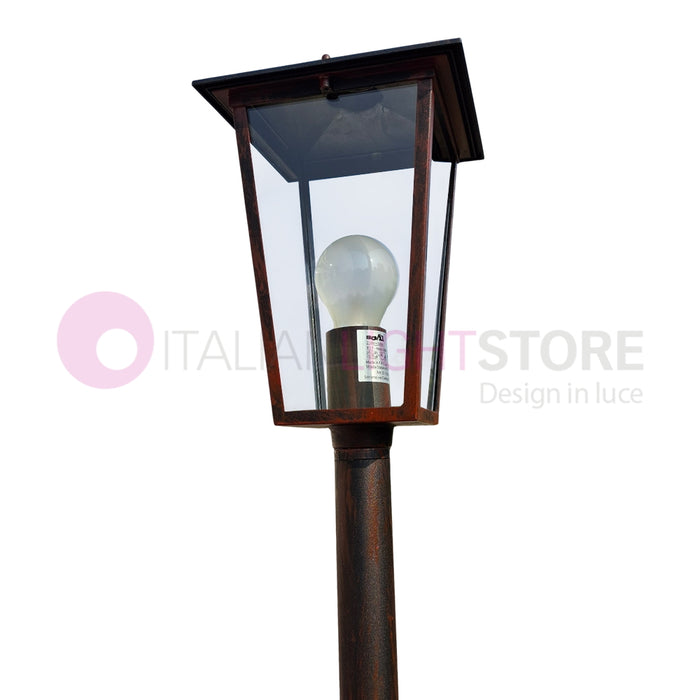 RIBOT RUGGINE Lampioncino H.140 Design Classico