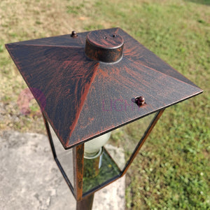 RIBOT RUGGINE Testata per Palo con Innesto d.6 Design Classico