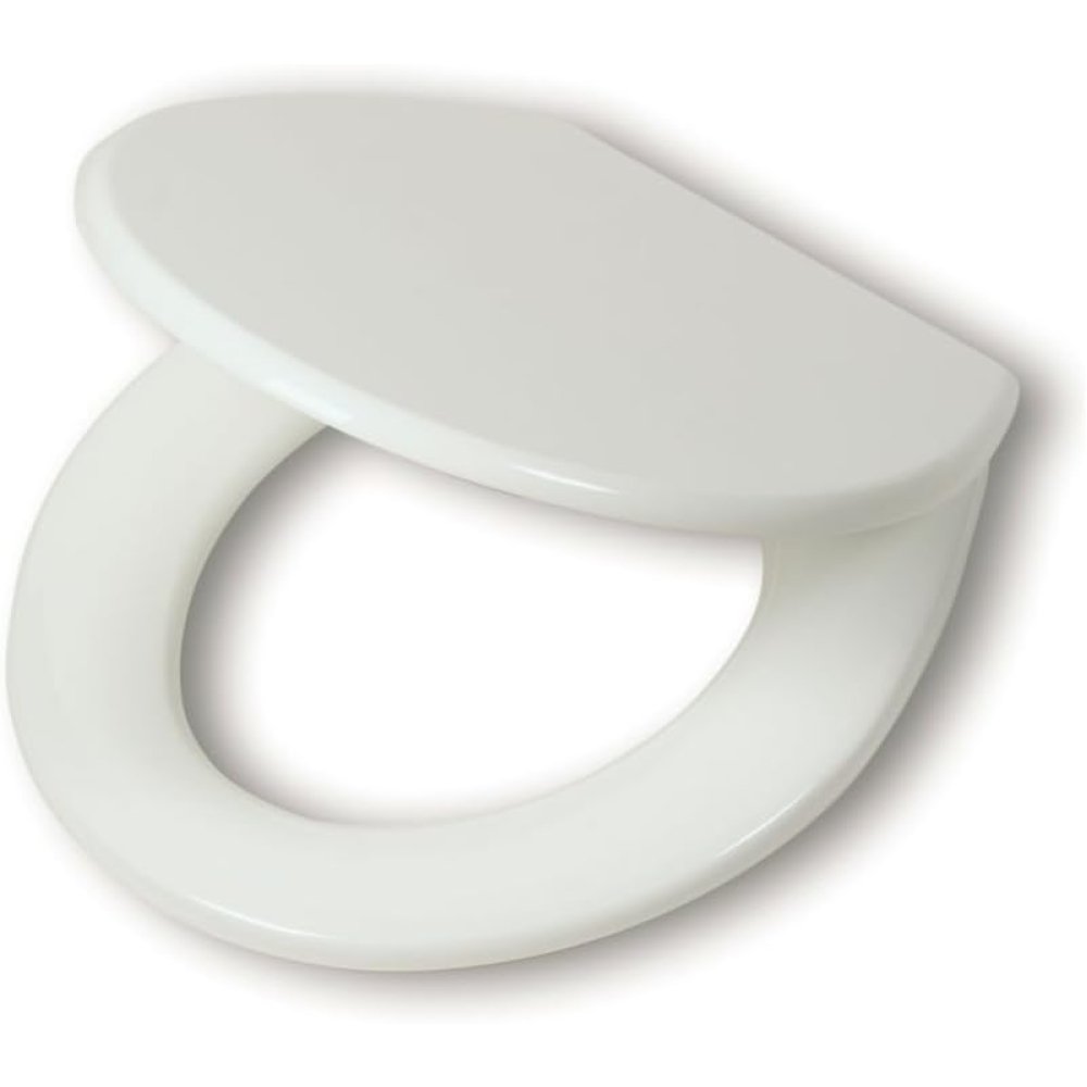 Tiger sedile wc, legno, bianco, 39.5 x 36.5 x 5.5 cm