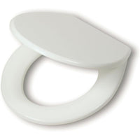 Tiger sedile wc, legno, bianco, 39.5 x 36.5 x 5.5 cm