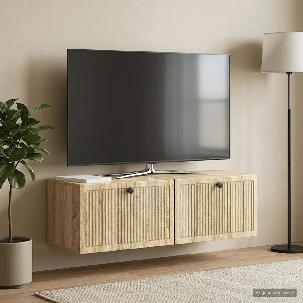Mobile Porta TV da Muro Rovere Sonoma 98 x 31 x 30 cm 898047