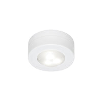 Set 6 Luci Cabinet Plastica Bianco Led Integrato 6W 4000K