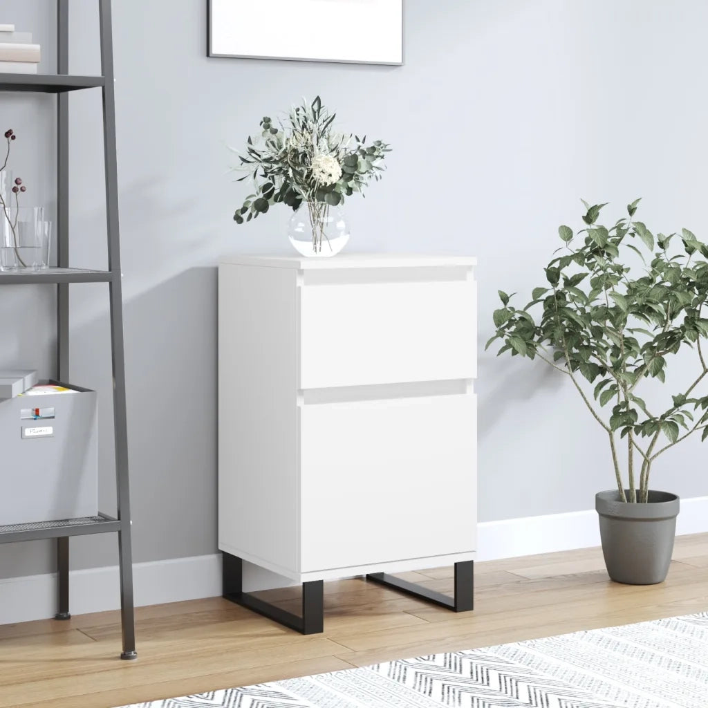 Credenza-Buffet-Armadio da cucina Bianca 40x35x70 cm in Legno Multistrato 889238