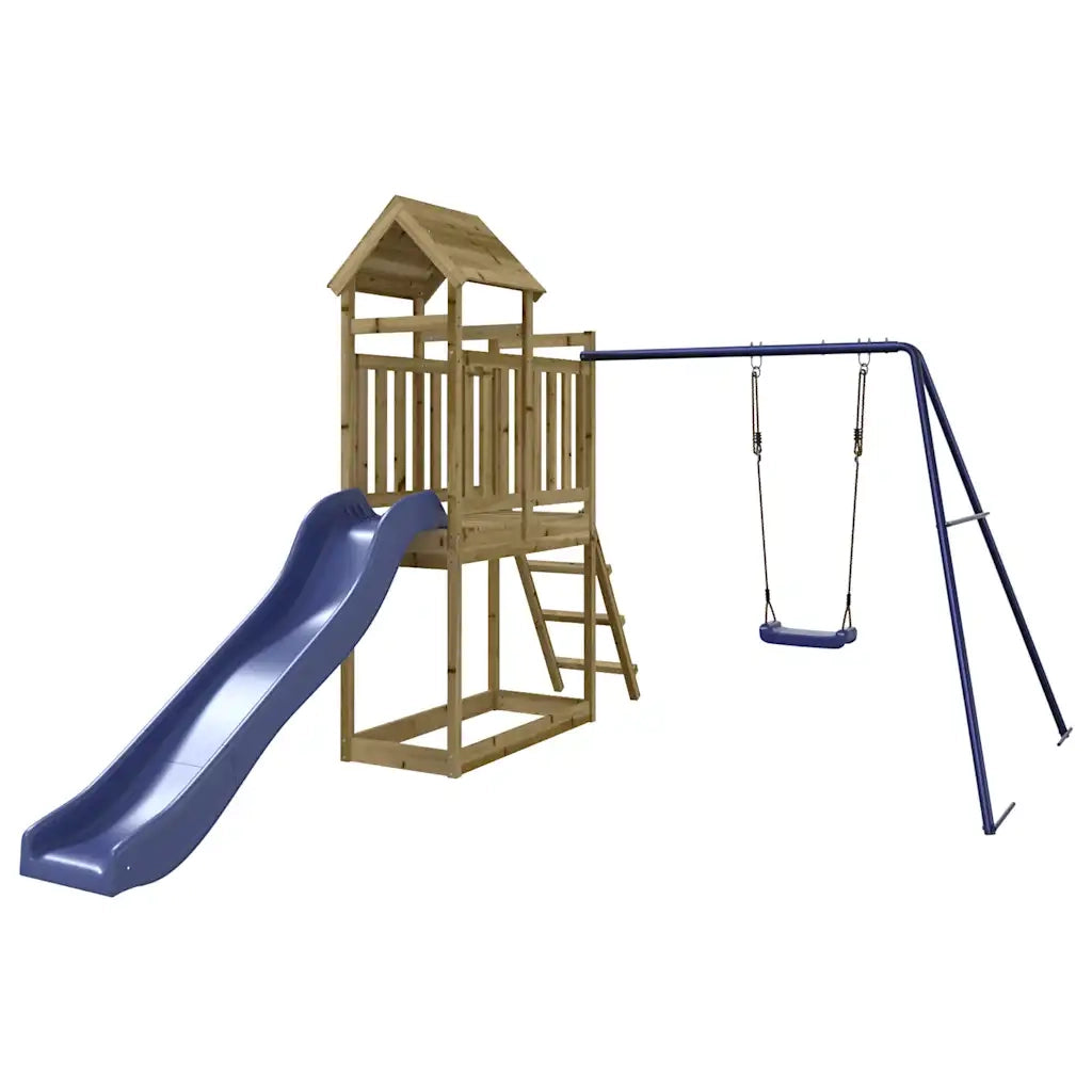 Set da Gioco da Esterno in Legno di Pino Impregnato CFW4015208