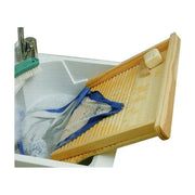 Machx M60163 Danubio Asse per Lavatoio Legno di Pioppo 72x42 cm Spessore 16 mm Ali Regolabili colore Marrone