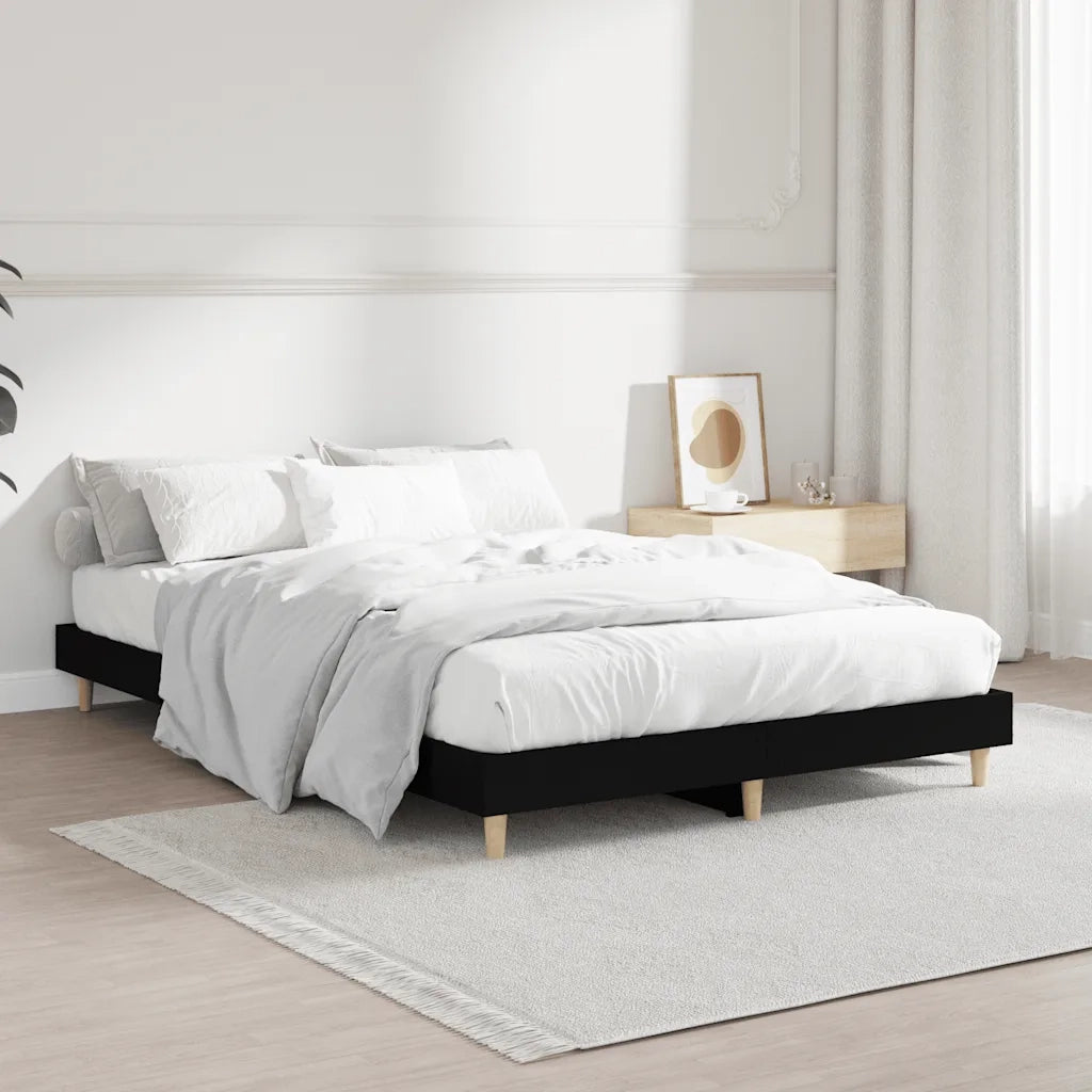 Giroletto Nero 120x190 cm in Legno Multistrato 832086