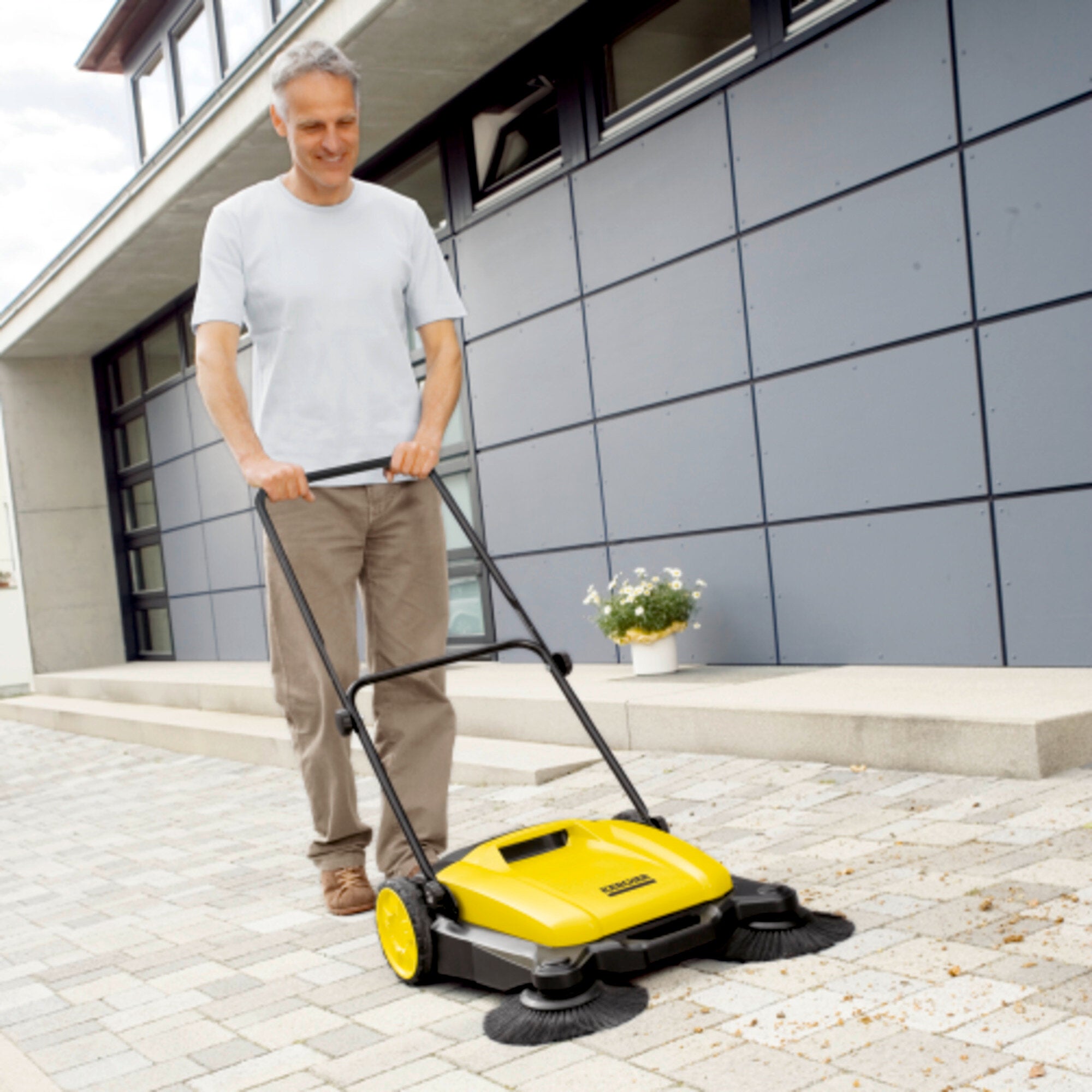 Karcher Spazzatrice manuale S 3 Twin 2-in-1