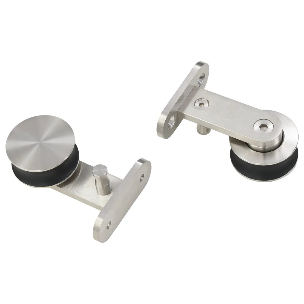 Kit Binari Porta Scorrevole 183 cm Acciaio Inossidabile Argento CFW8446583