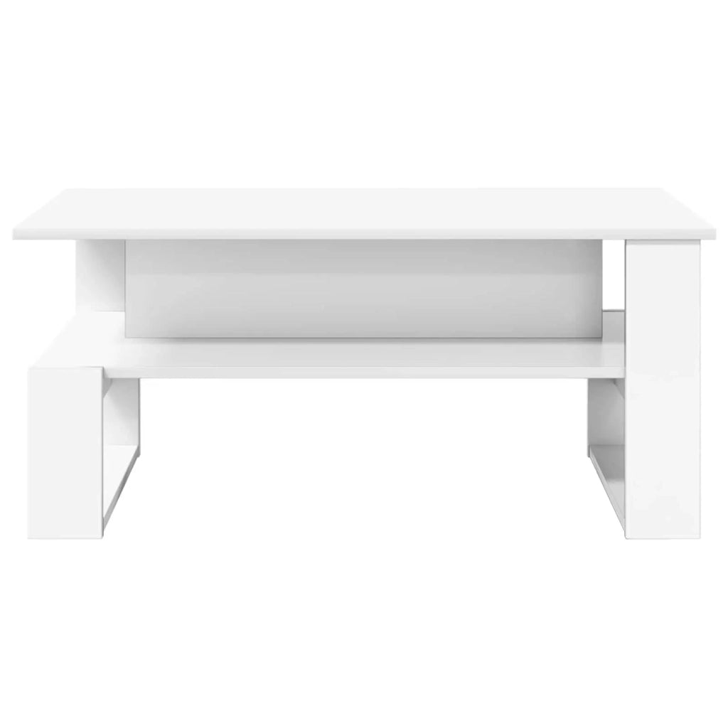 Tavolino da salotto Bianco 90 x 50 x 40 cm Legno multistrato 8000212