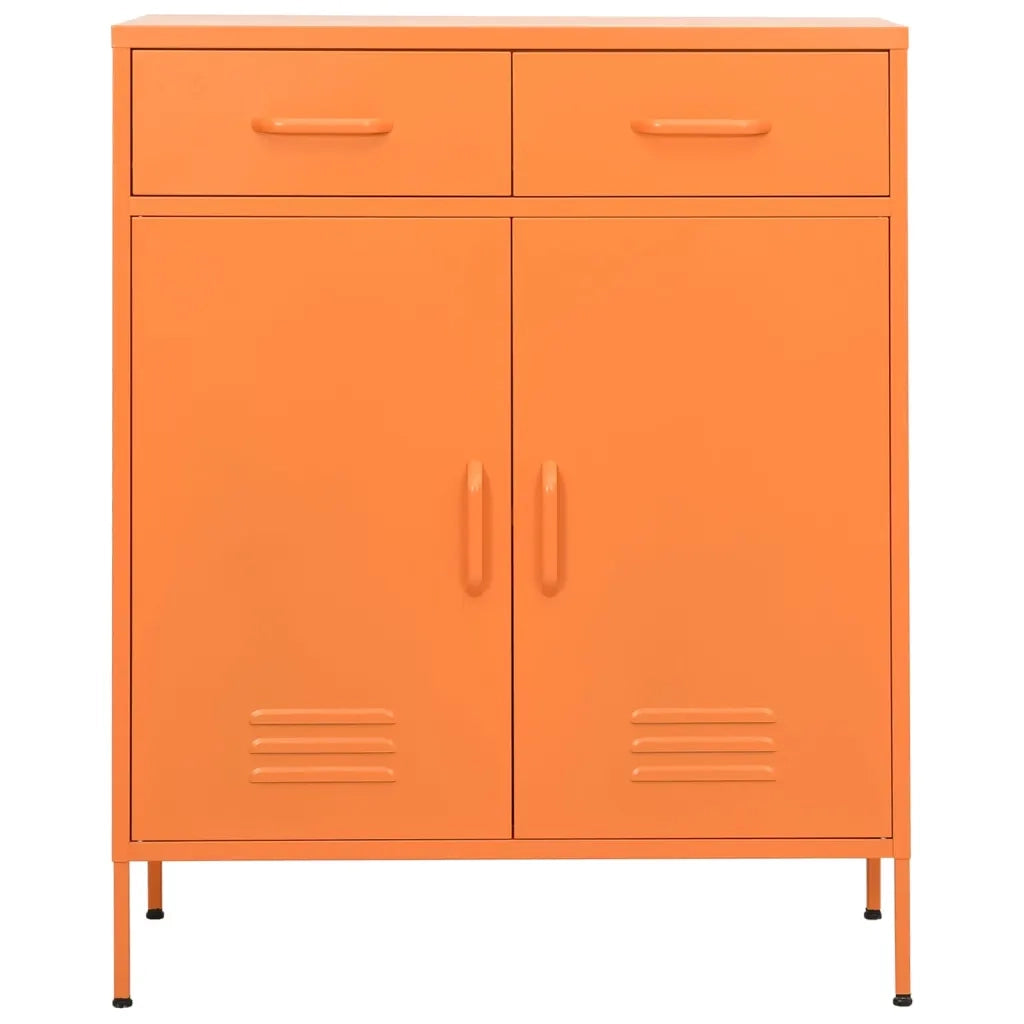 Armadietto Arancione 80x35x101,5 cm in Acciaio cod mxl 49175