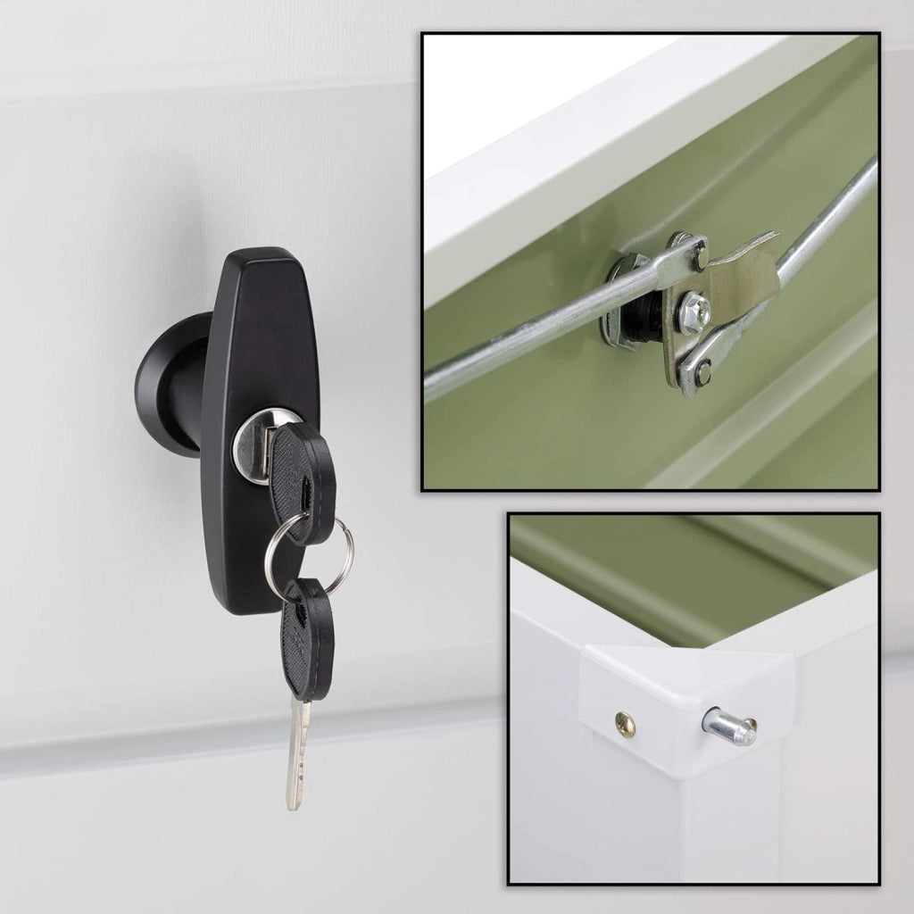 ® Baule da Esterno con Coperchio 2 Chiavi 385L Cassapanca Contenitore Box Porta Attrezzi Bauli Giardino Contenitori Cuscini Box Utensili