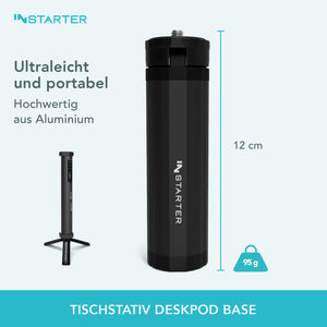 Instarter Spectar Tubo led RGB per illuminazione fotografica da 10 W, Luce studio per foto video bicolore, 3200-7500 K