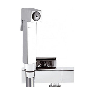 Set idroscopino composto da: idroscopino rb120 sq, flessibile 80 cm e rubinetto ad angolo sq.