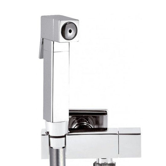 Set idroscopino composto da: idroscopino rb120 sq, flessibile 80 cm e rubinetto ad angolo sq.