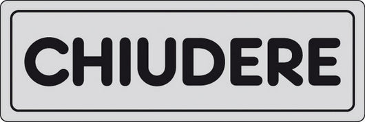 etichetta adesiva 150x50 chiudere cod:ferx.26343