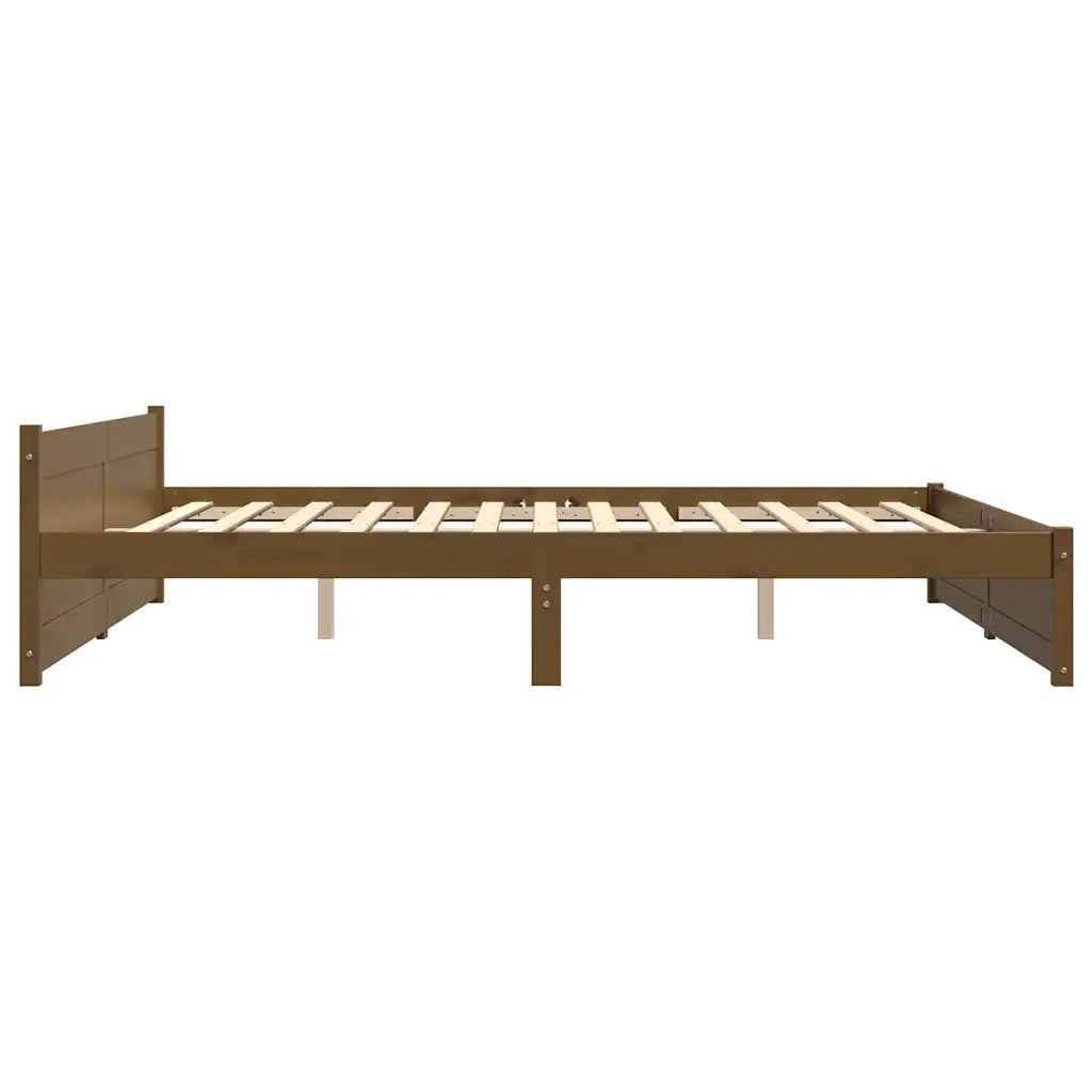Giroletto senza Materaso Ambra in Legno Massello 200x200 cm 815067