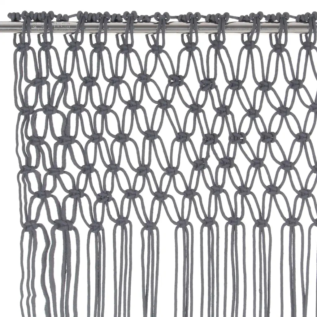 TendaMacramÃ¨ Antracite 140x240 cm in Cotone cod mxl 95492