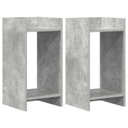 Supporto per piante | Sostegno per piante 2 pz Grigio Cemento 30 x 30 x 60 cm