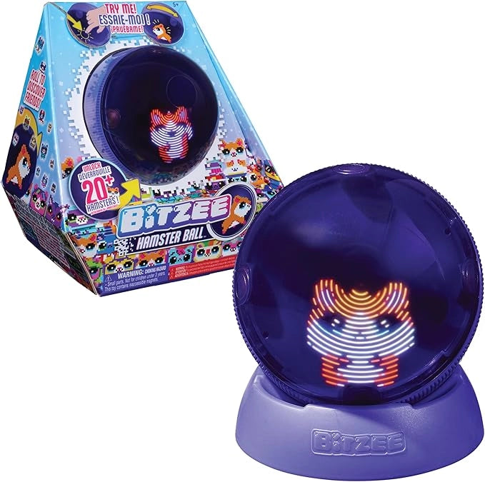 Bitzee, Il tuo Criceto Interattivo, Hamster Ball con Oltre 20 criceti all`Interno da Collezionare, rotola e reagisce al