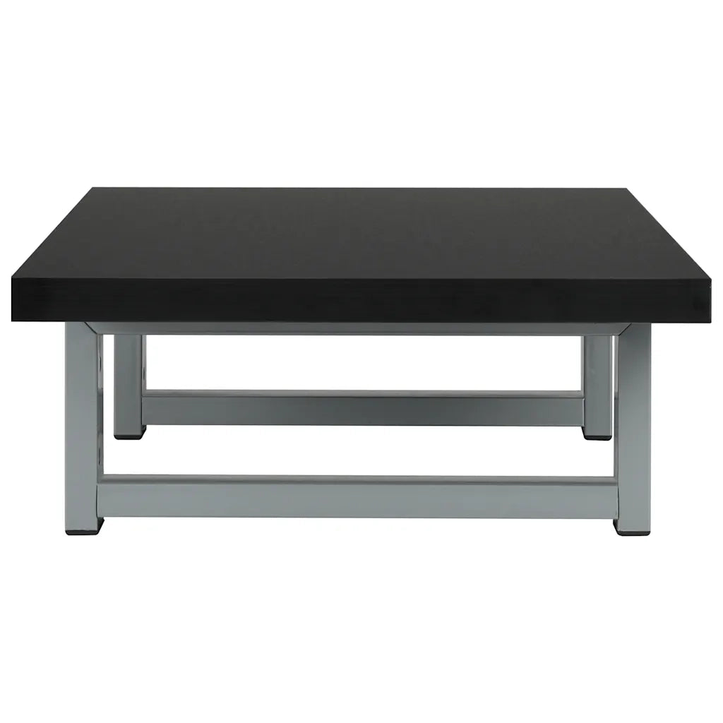 Set Mobili da Bagno 2 pz Ceramica Nero 279337
