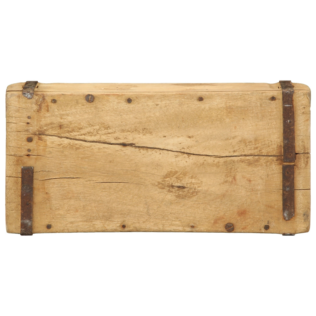 Set di vassoi  4 pezzi 30x14x9 cm in legno massiccio recuperato