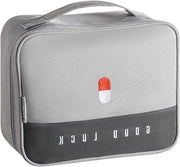 Borsa di pronto soccorso compatta, impermeabile e portatile - Grigio - 24 x 19 x 13 cm
