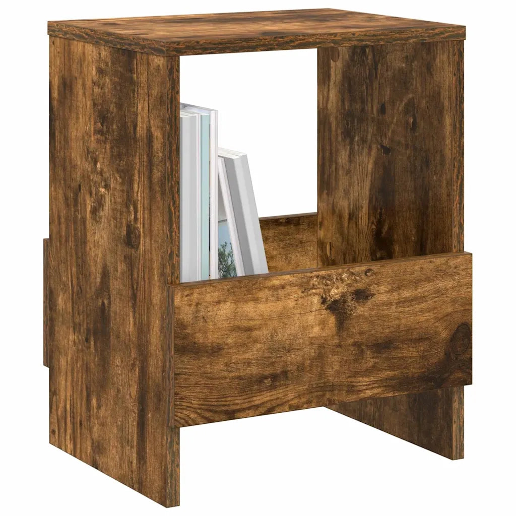 Scaffale per riviste Rovere fum¨¦ 35 x 30 x 45 cm CFW3140116
