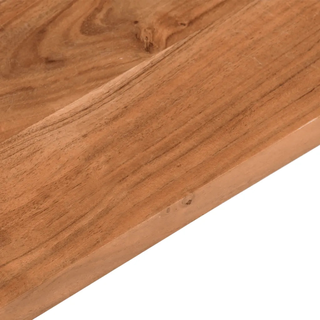 Piano Tavolo 160x20x3,8 cm Rettangolare Legno Massello Acacia 370953