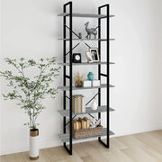 Scaffale Alto Grigio Sonoma 80x30x210 cm in Legno Multistrato 821319