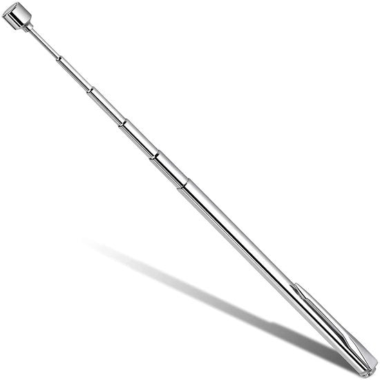 Magneetstaaf telescopico in acciaio inossidabile, magneetto, magneet telescopico, magneet a staffa forte fino a 64 cm per chiavi, monete, viti, pennelli, componenti metallici