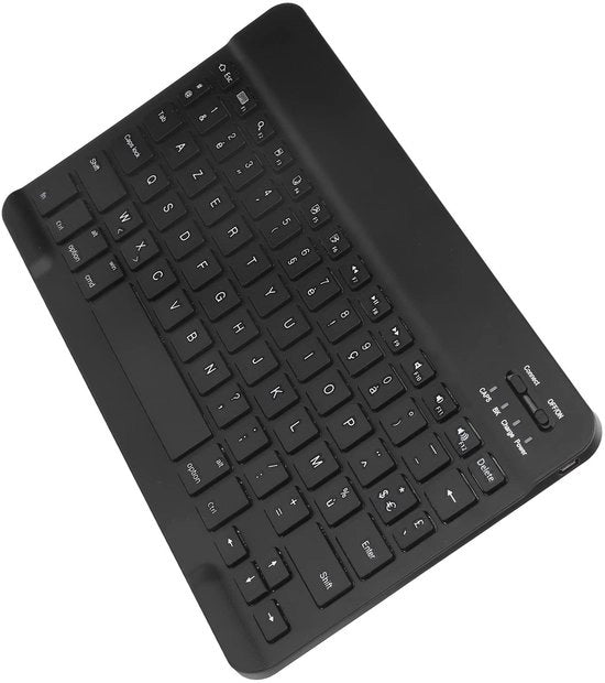 Tastiera wireless compatta e stile - Ultra sottile e leggera - Superficie antiscivolo - Adatta per tablet e smartphone - Ideale per uso quotidiano