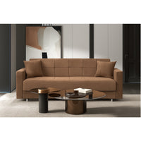 DIVANO MARBELLA 3 POSTI 210X78XH78CM BEIGE.