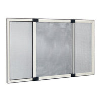 ZANZARIERA ESTENSIBILE 70X100CM AVORIO RAL 1013.