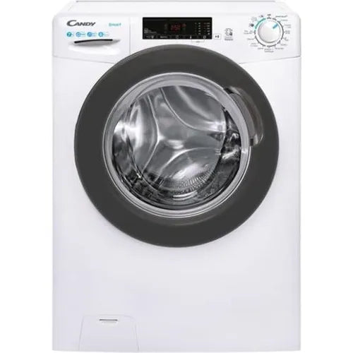 Lavatrice Slim Candy CSS4127TRE/1-11 – Caricamento Frontale 7 kg, Centrifuga 1200 giri/min, Classe Energetica D, Profondità 45 cm, Funzione Vapore, Connettività NFC