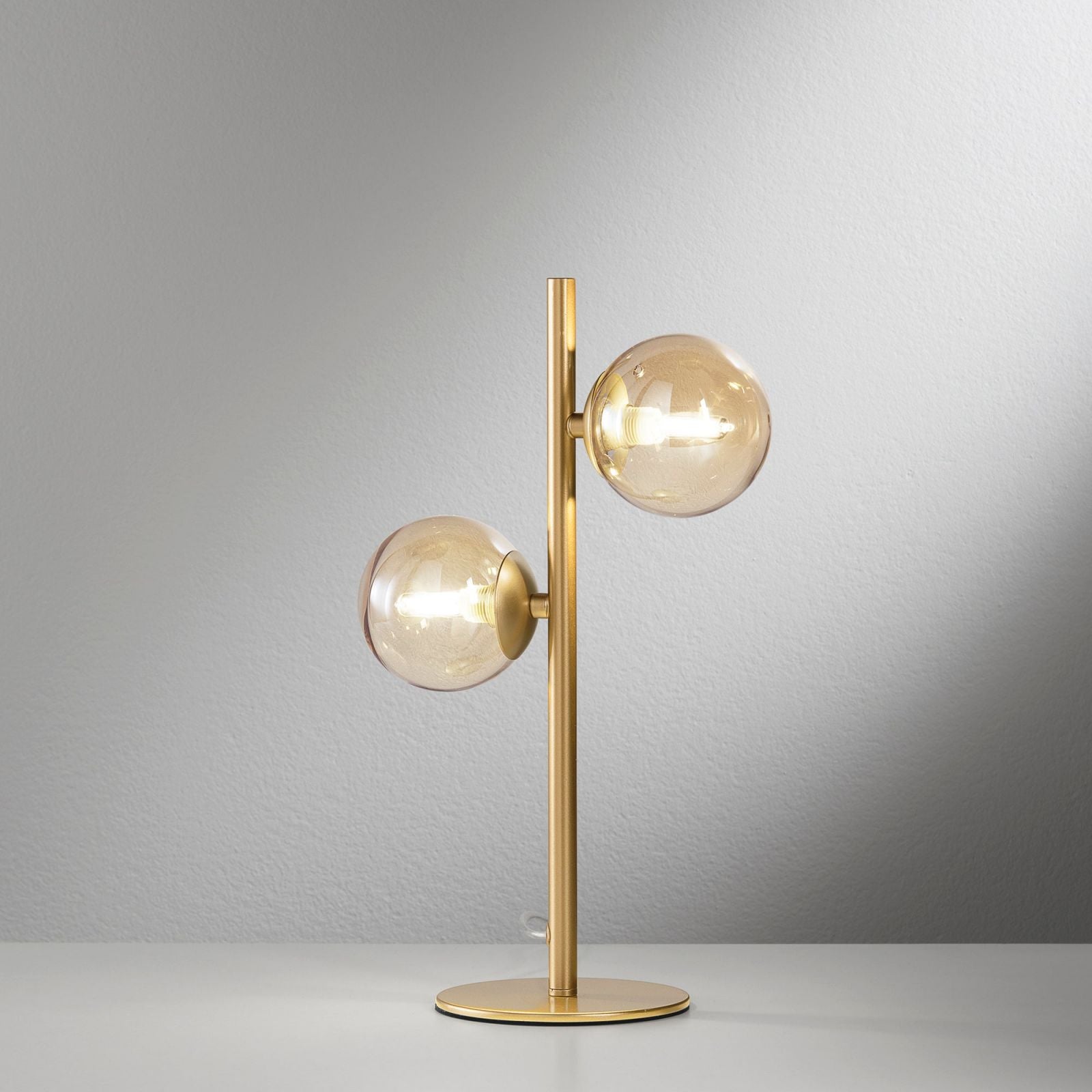 LAMPADA DA TAVOLO HONEY 2XG9 H40CM ORO.