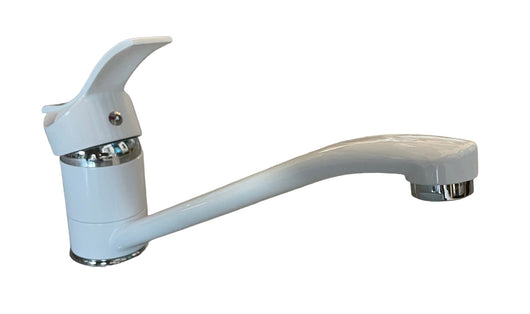 Miscelatore cucina bianco lucido