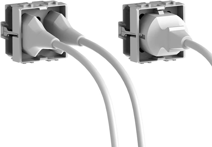 Presa schuko bipasso per Bticino Living Light Antracite 4box 4B.L.H21