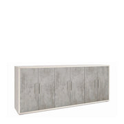 Mobile 6 Ante Kit Ossido Bianco cm 203x41x84h - Sarmog