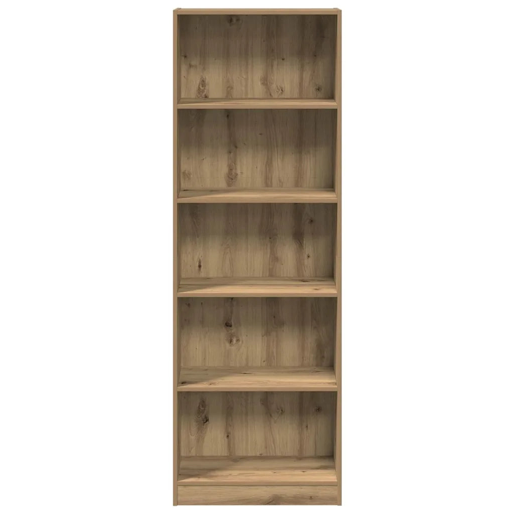 Libreria Rovere Artigianale 60x24x176 cm in Legno Multistrato
