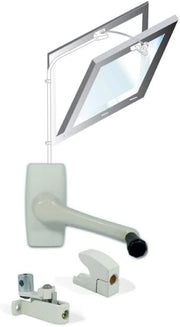 Kit ferma manovella Windy 305 bianco SOUCHIER per telaio abbattimento interno L.3,05 m - 26802