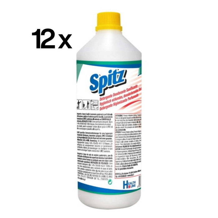 Spitz 12 Pezzi x 1 Kg, Detergente Igienizzante Deodorante Pavimenti HACCP | Kiter