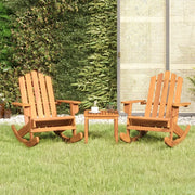 Set Salotto da Giardino Adirondack 3pz Legno Massello di Acaciacod mxl 78455