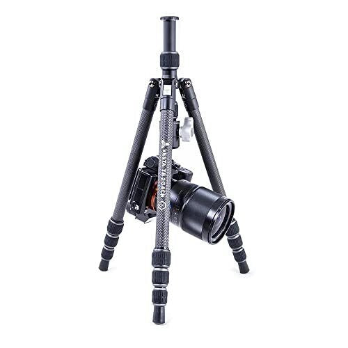 VANGUARD VESTA TB 204CB Vesta Treppiede da viaggio in carbonio 4 sezioni 130 cm carico 3 kg colore Nero