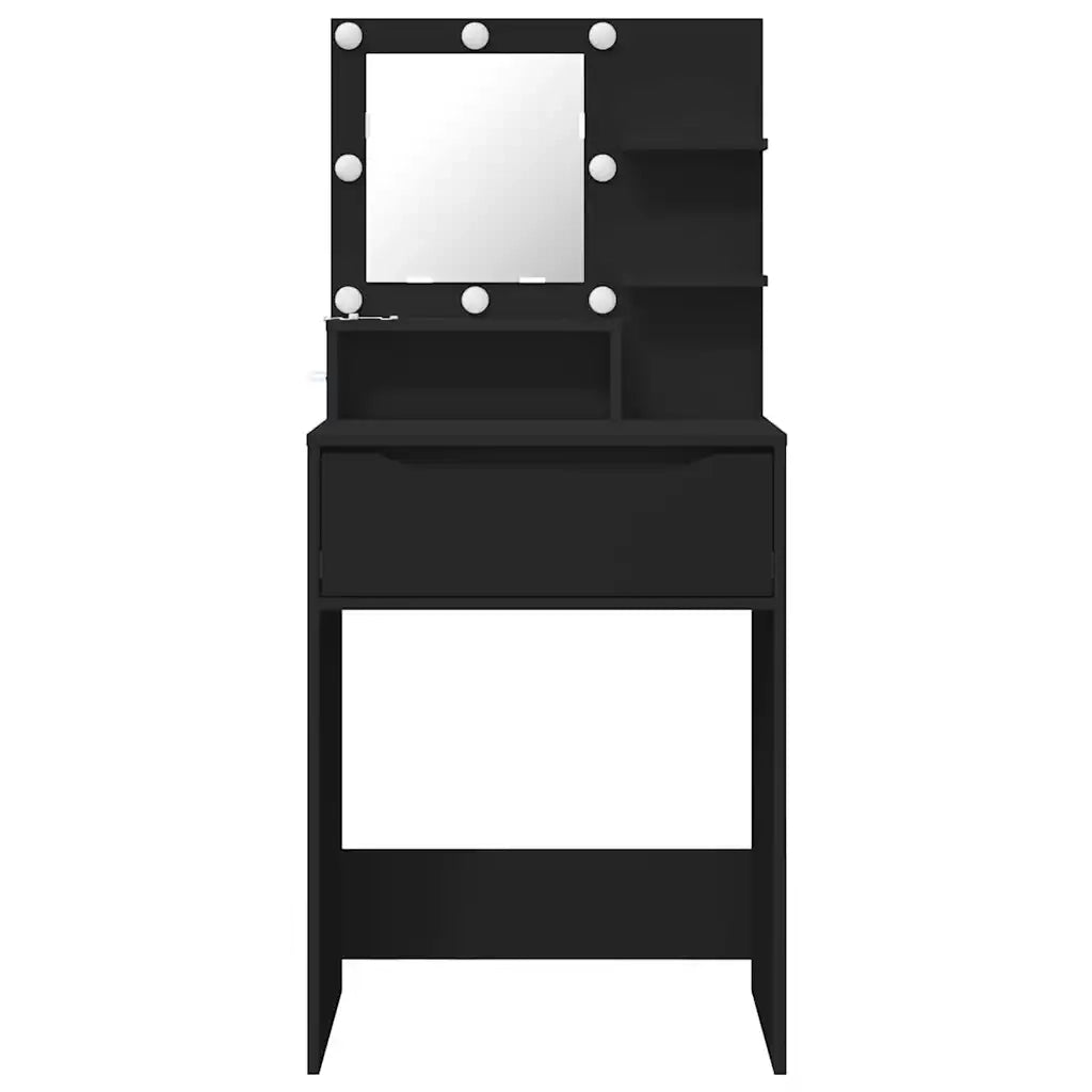 Tavoli da Trucco per Camera da Letto Nero 80 x 39,6 x 135 cm