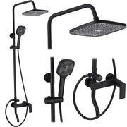 Set Doccia Rea Storm Black Matt
