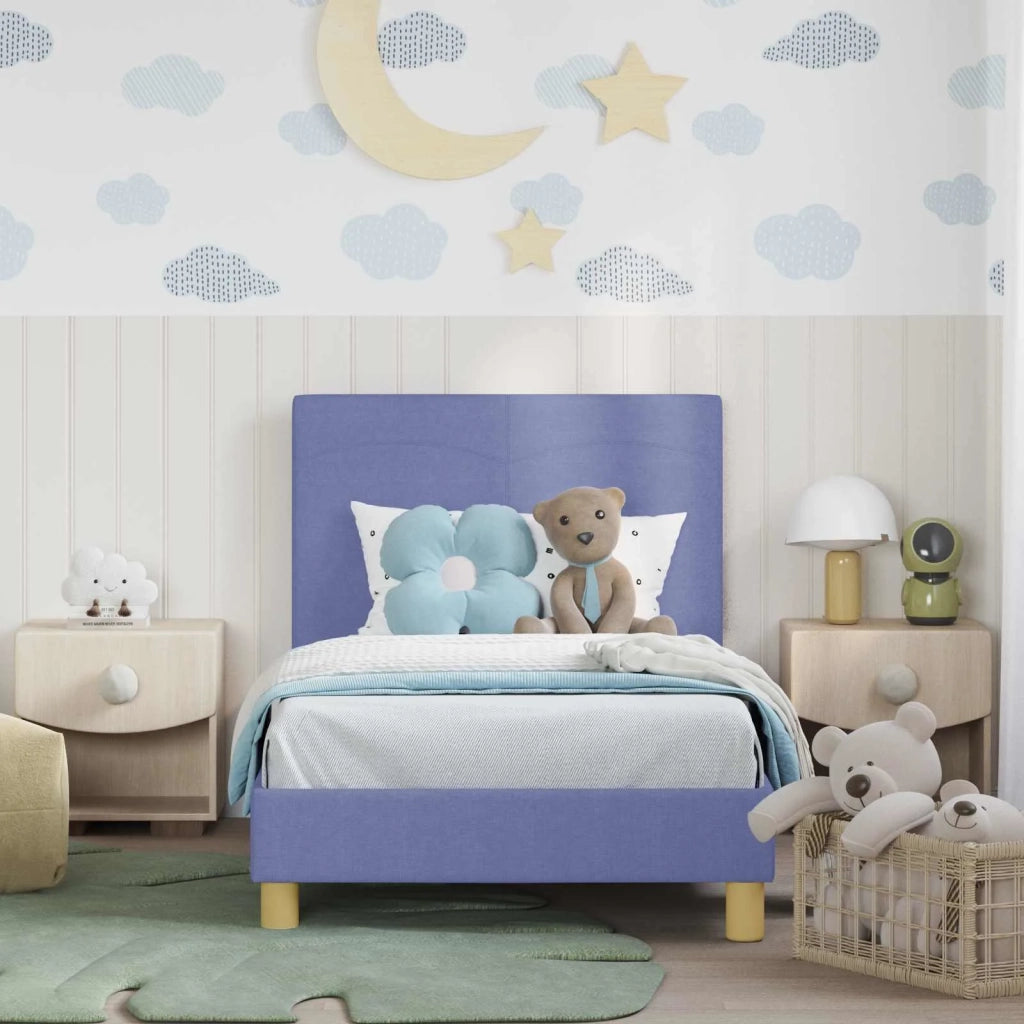 Struttura letto bambini con testata-Giroletto per bambini Blu jeans 80 x 160 cm 603457
