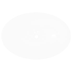 Lavello in Ceramica di Lusso Bianco Ovale 40 x 33 cm   cod mxl 53568