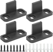 Pavimentazione in plastica di alta qualità - Clip per porta scorrevole - Pavimentazione regolabile - Componenti hardware - Installazione semplice - Stabilizzatore per cancello - Pavimentazione per cancello